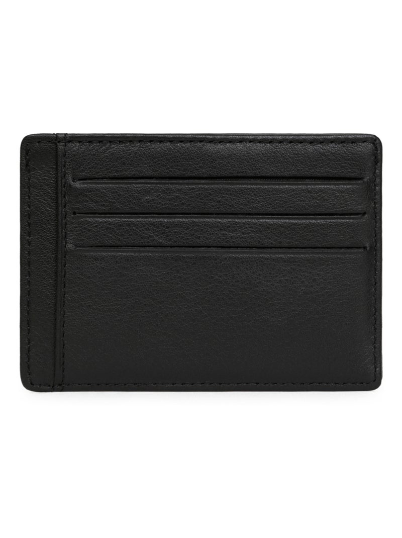 Tarjetero - Cuero SOFT Negro - Kiabi