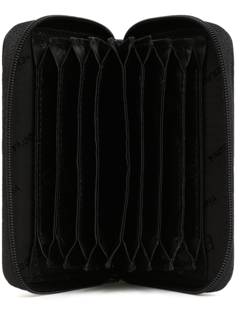 Tarjetero - detener rfid - cuero sensation hexagona Negro - Kiabi