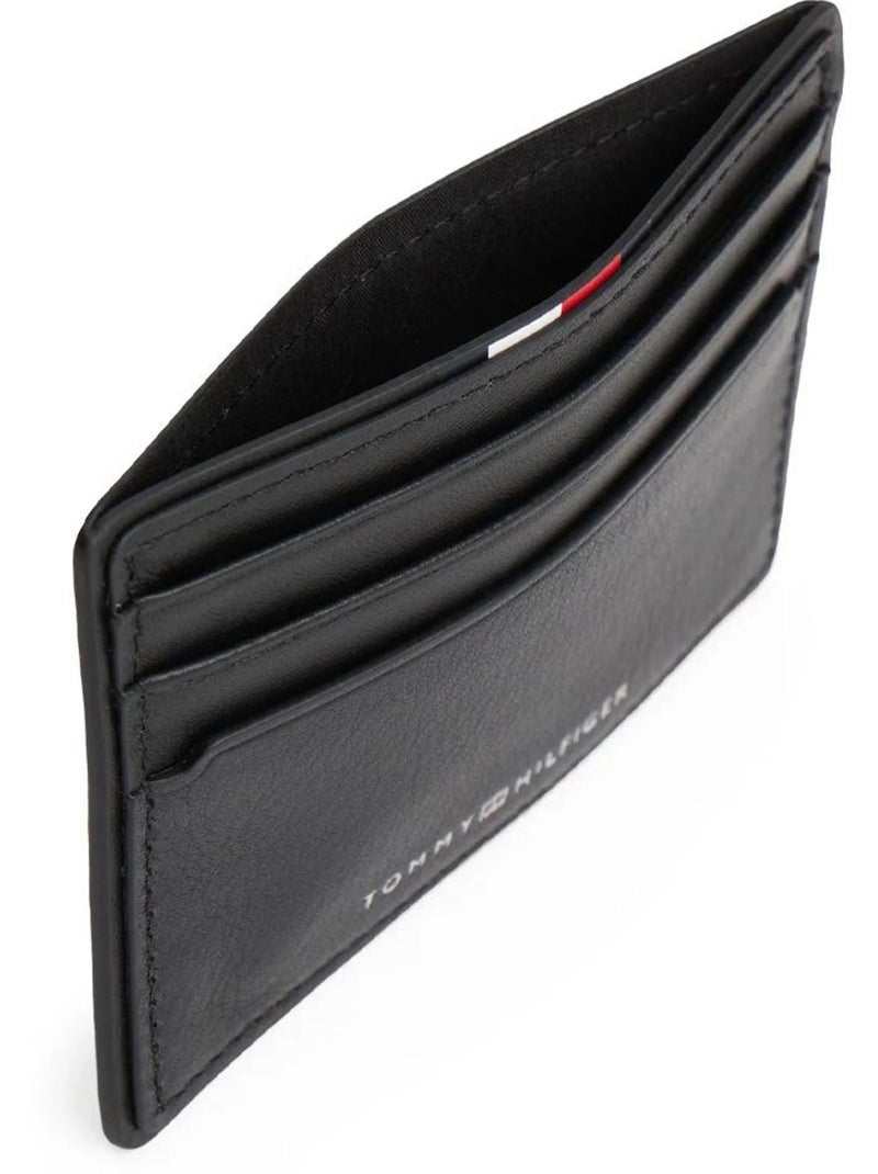 Tarjetero de Piel para Hombre Tommy Hilfiger Negro - Kiabi