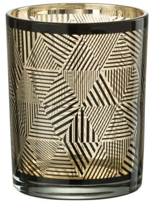Tarro de cristal geométrico para velas - AFIBEL - Kiabi