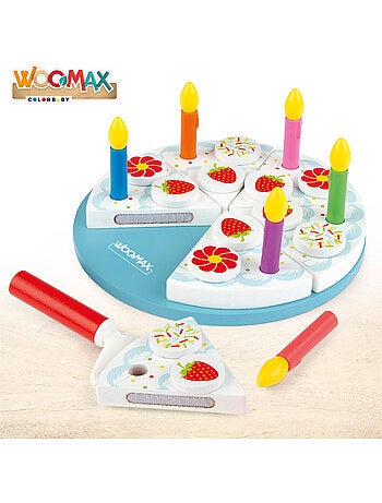 Tarta de cumpleaños de madera WOOMAX