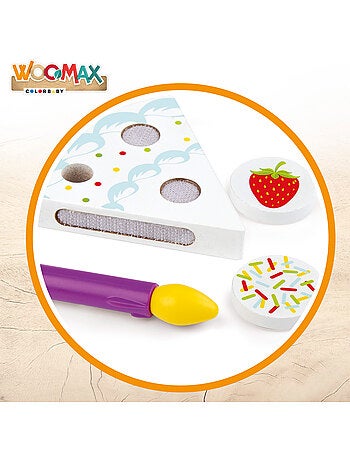 Tarta de cumpleaños de madera WOOMAX