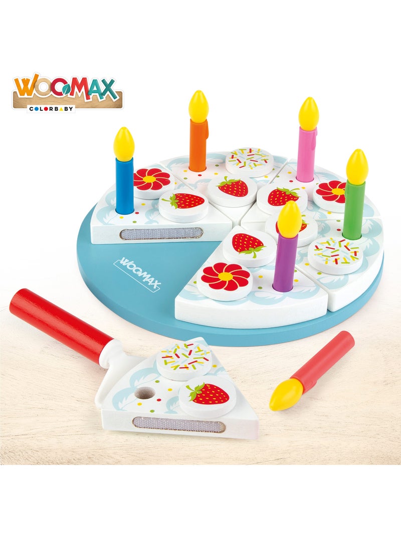 Tarta de cumpleaños de madera WOOMAX N/D - Kiabi