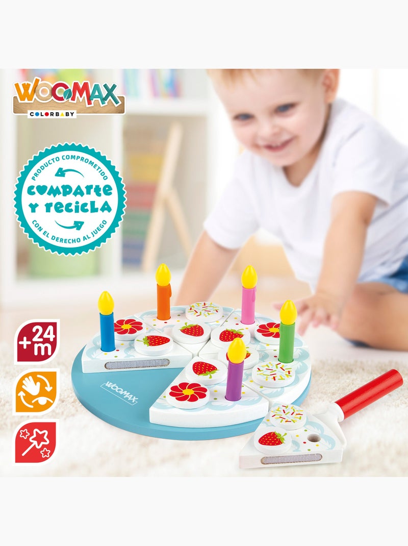 Tarta de cumpleaños de madera WOOMAX N/D - Kiabi