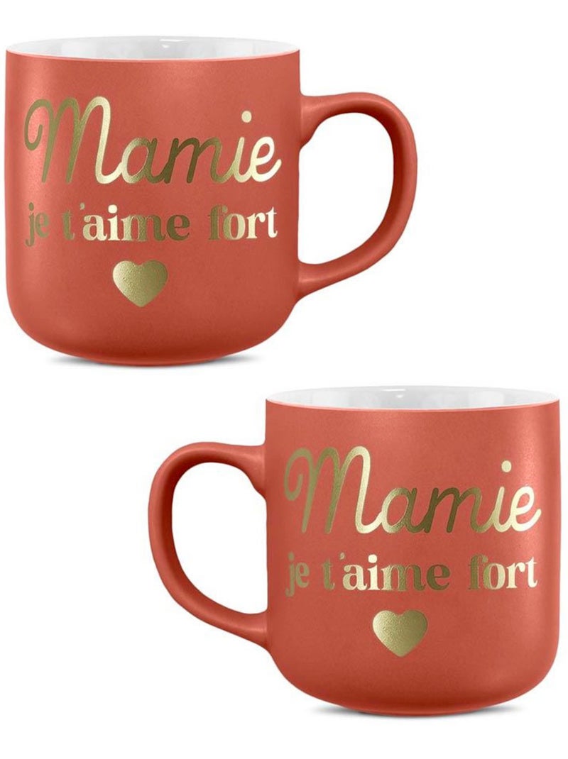 Taza abuela te quiero mucho mate Coral - Kiabi