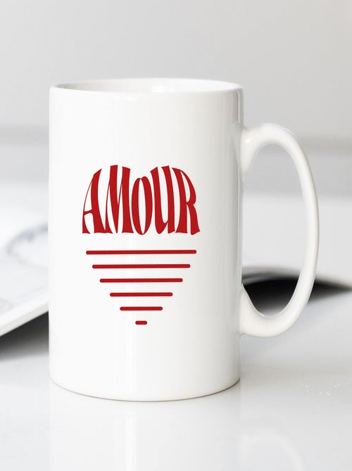 Taza AMOUR COEUR 2 - Kiabi Taza AMOUR COEUR 2 - Kiabi