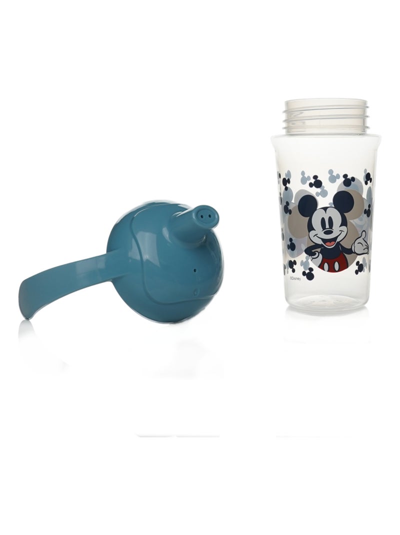Taza con boquilla antivuelcos Mickey Mouse con asas 295 ml disney baby Azul - Kiabi