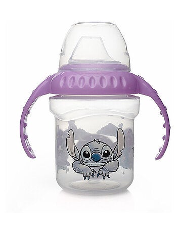 Taza con boquilla Disney Baby Lilo & Stitch de 250 ml a prueba de fugas con 2 asas