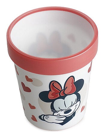 Taza de aprendizaje antideslizante Minnie Thermobaby compatible con microondas