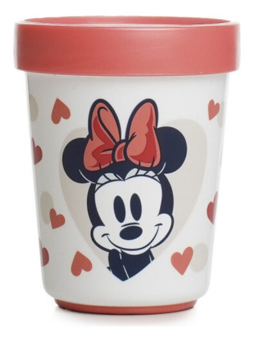 Taza de aprendizaje antideslizante Minnie Thermobaby compatible con microondas - Kiabi Taza de aprendizaje antideslizante Minnie Thermobaby compatible con microondas - Kiabi