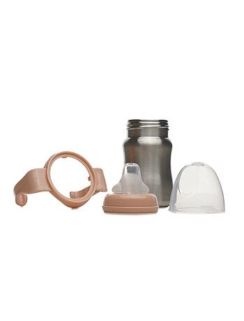 Taza de aprendizaje de acero inoxidable 180 ml Thermobaby a prueba de fugas con boquilla de silicona