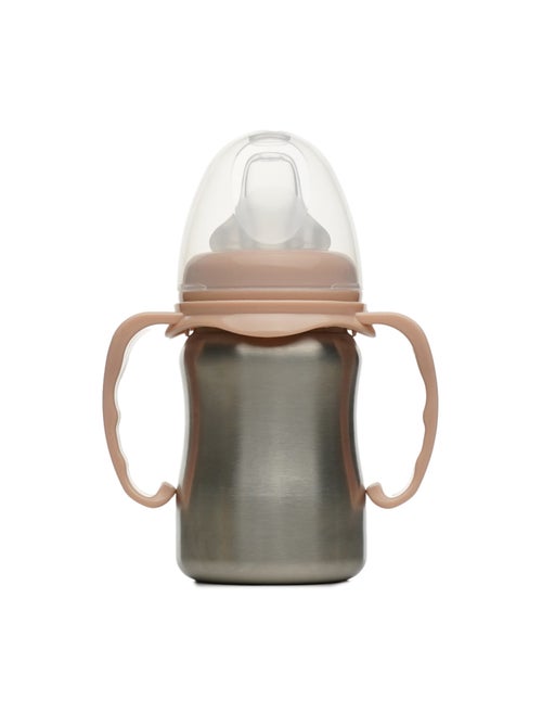 Taza de aprendizaje isotérmica Thermobaby de acero inoxidable 18/10 con asas 180 ml - Kiabi