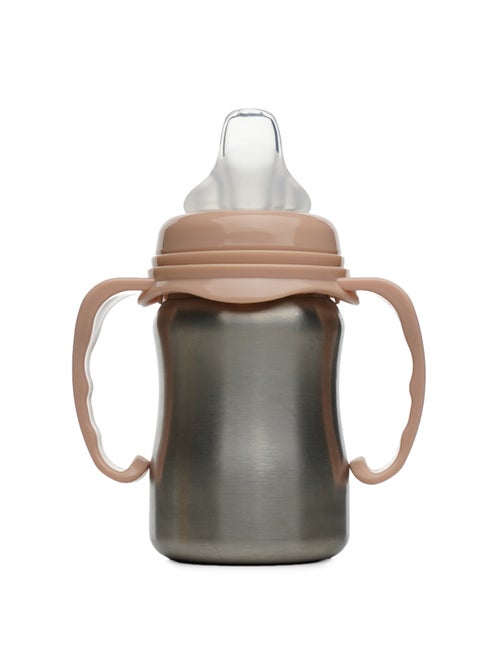 Taza de aprendizaje isotérmica Thermobaby de acero inoxidable 18/10 con asas 180 ml - Kiabi