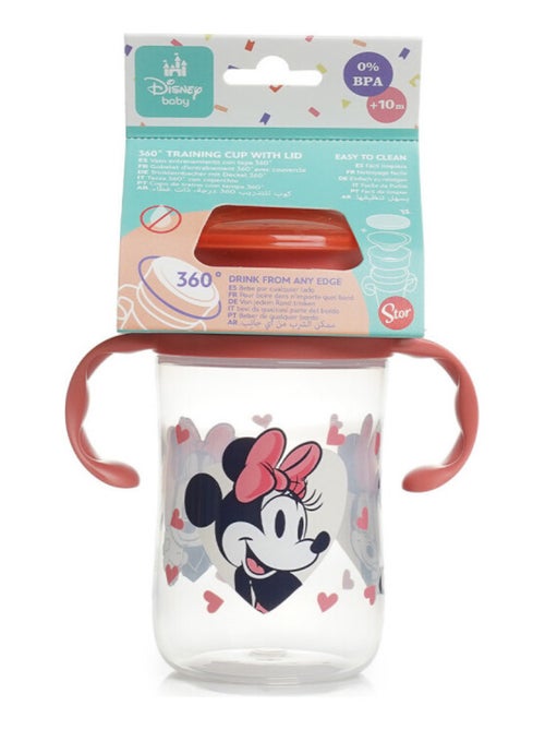 Taza de aprendizaje Thermobaby 360° Minnie antivuelco 395 ml - Kiabi Taza de aprendizaje Thermobaby 360° Minnie antivuelco 395 ml - Kiabi