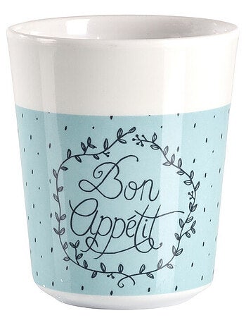 Taza de bebé de melamina Thermobaby 140 ml Bon Appétit bosque