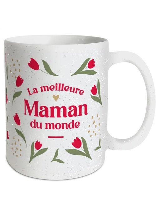 Taza de cerámica 320 ml - la meilleure maman du monde - Kiabi