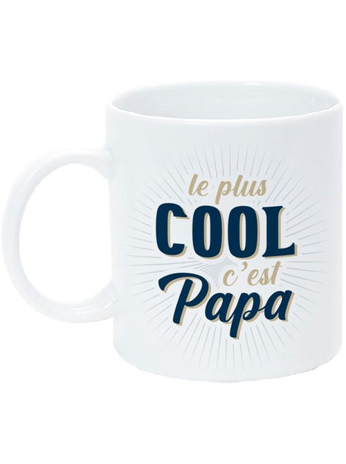 Taza de cerámica 320 ml papa cool estampada por ambas caras - Kiabi