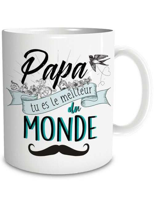 Taza de cerámica sud_trading - papa tu es le meilleur du monde - Kiabi Taza de cerámica sud_trading - papa tu es le meilleur du monde - Kiabi
