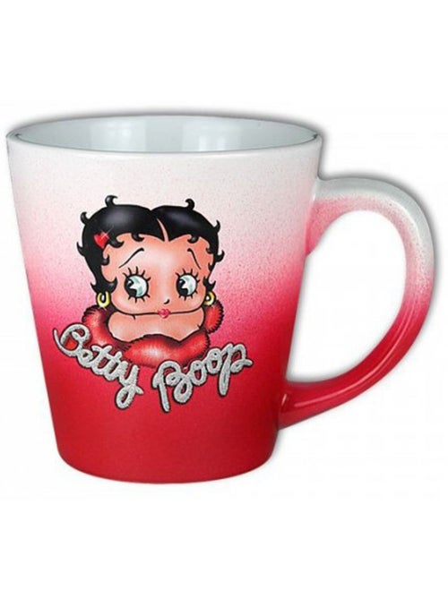 Taza decorativa con purpurina 'betty boop' de cerámica – 10 cm – 320 ml - Kiabi