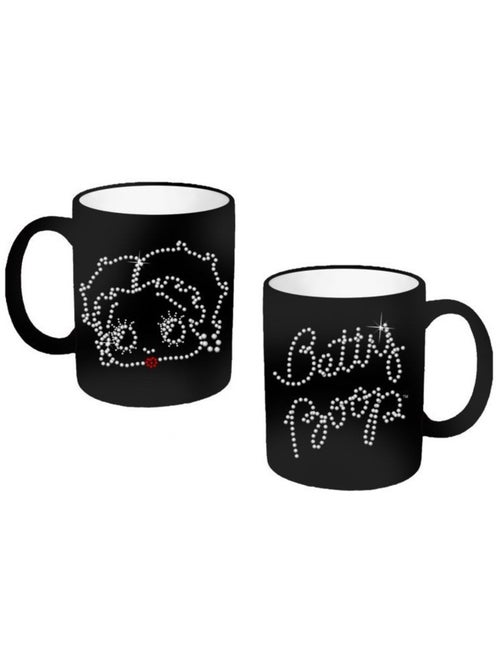 Taza decorativa de cerámica 'betty boop' estilo strass 10 cm - betty boop - Kiabi