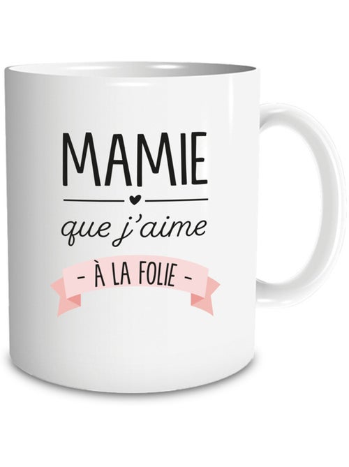 Taza decorativa de cerámica con corazón mamie - Kiabi
