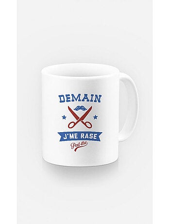 Taza DEMAIN J'ME RASE