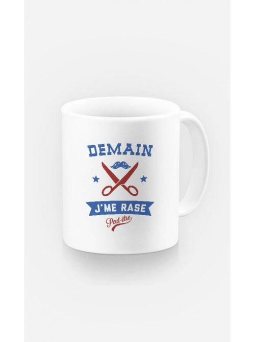 Taza DEMAIN J'ME RASE - Kiabi