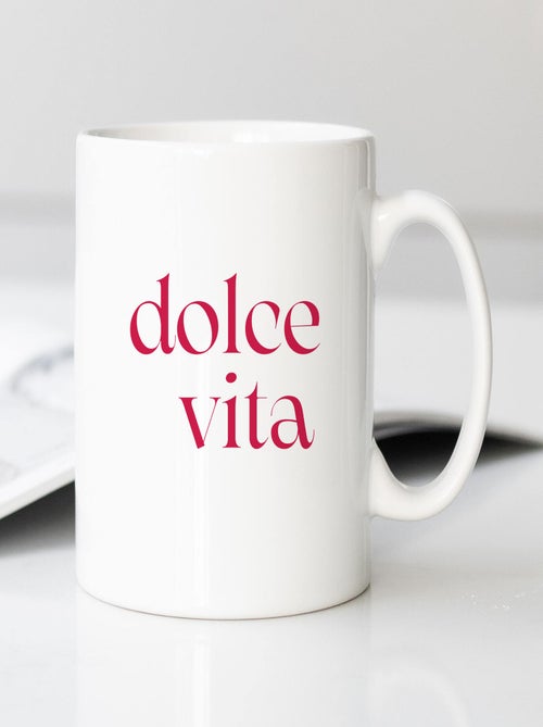 Taza DOLCE VITA ROUGE - Kiabi