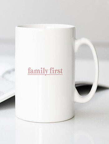 Taza FAMILY FIRST ROSE