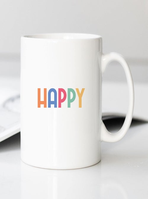 Taza HAPPY COLORÉ - Kiabi Taza HAPPY COLORÉ - Kiabi