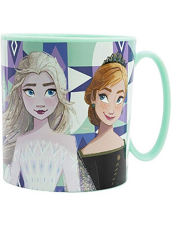 Taza infantil frozen de pvc 350 ml para microondas