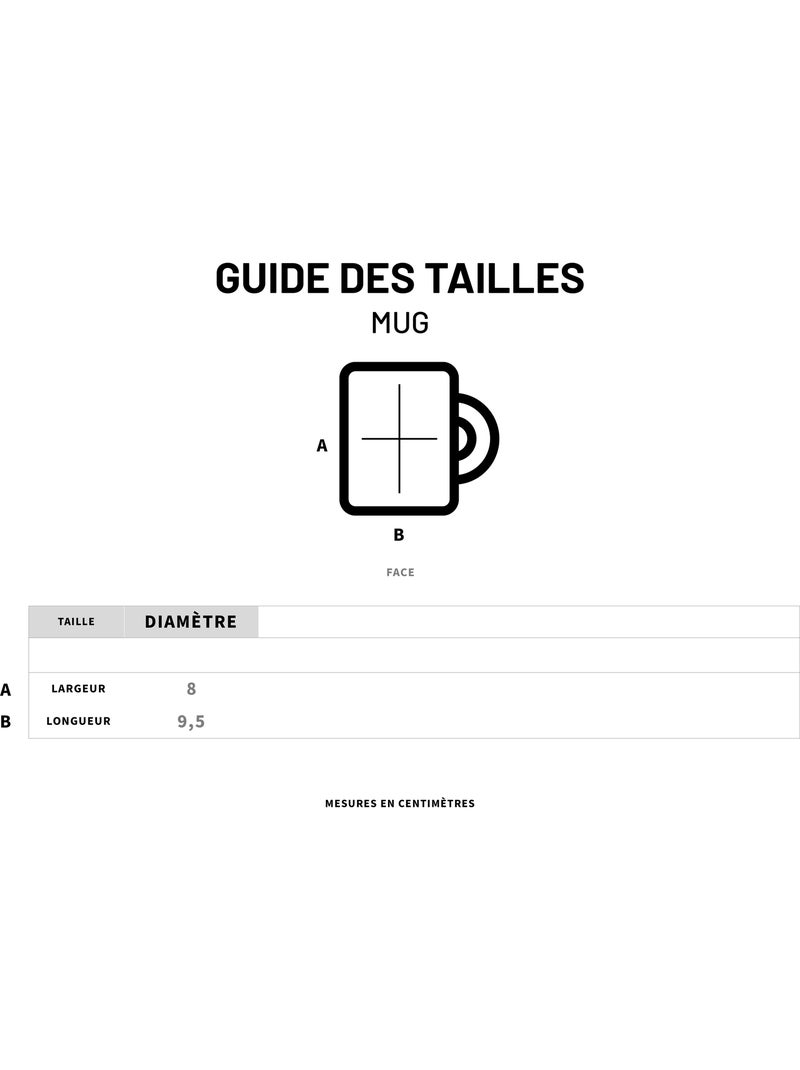 Taza INSTALLATION DES MUSCLES Blanco - Kiabi