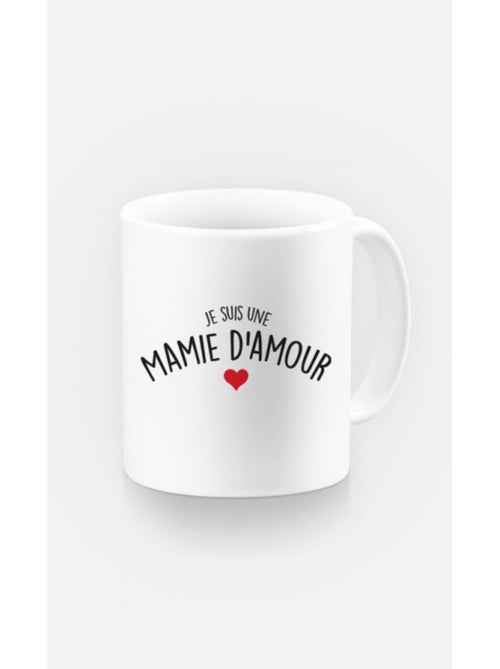 Taza JE SUIS UNE MAMIE D'AMOUR - Kiabi