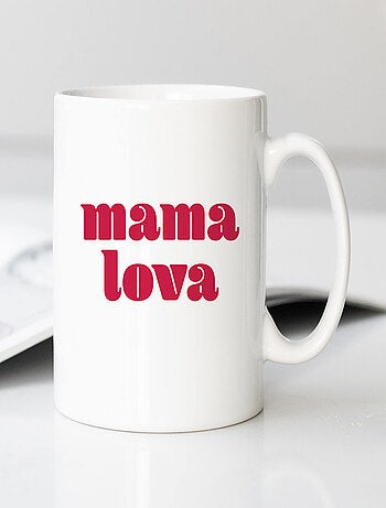 Taza MAMA LOVA CŒUR ROUGE