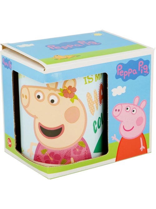 Taza peppa pig de cerámica 325 ml – caja regalo flamenco rosa - Kiabi