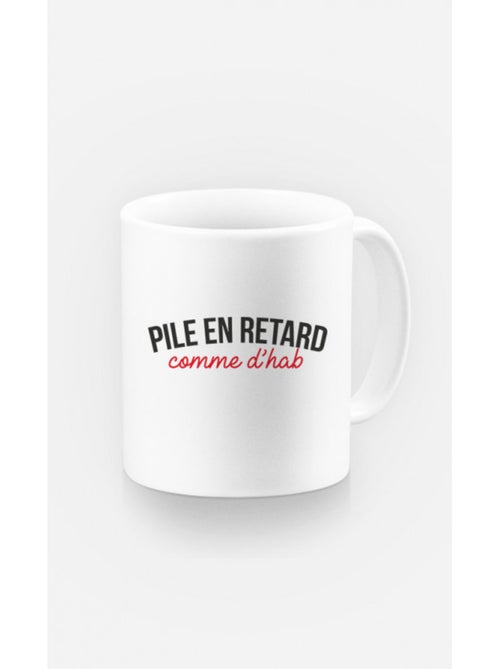 Taza PILE EN RETARD - Kiabi