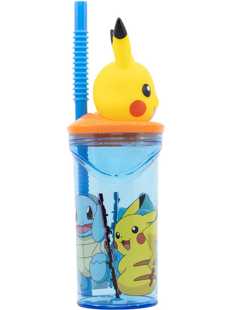 Taza pokémon – botella de agua 3d distorsion de plástico 360 ml Multicolor - Kiabi