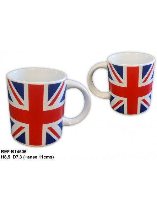 Taza union jack con bandera británica de cerámica - Kiabi