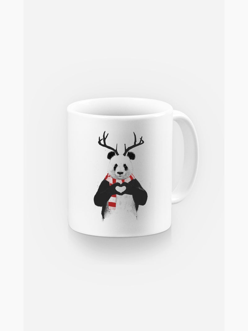 Taza XMAS PANDA Blanco - Kiabi