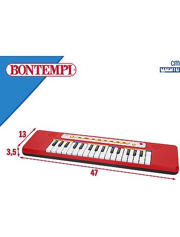Teclado piano electrónico 32 teclas para niños bontempi
