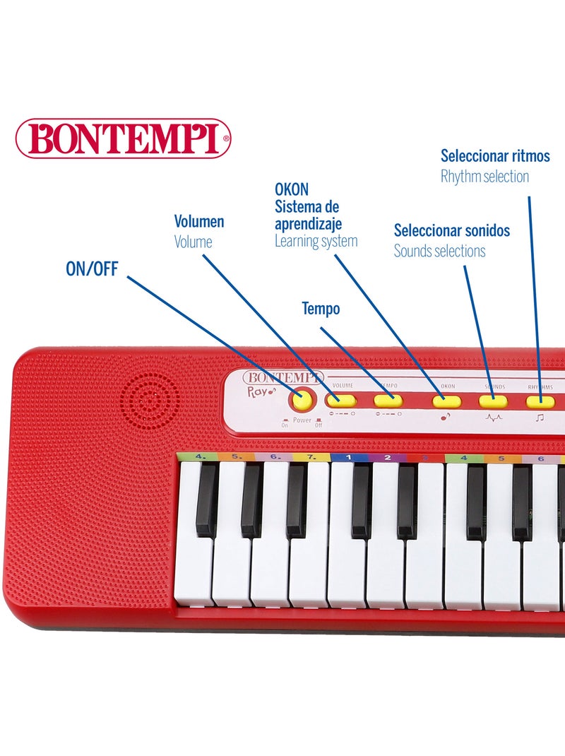 Teclado piano electrónico 32 teclas para niños bontempi N/D - Kiabi
