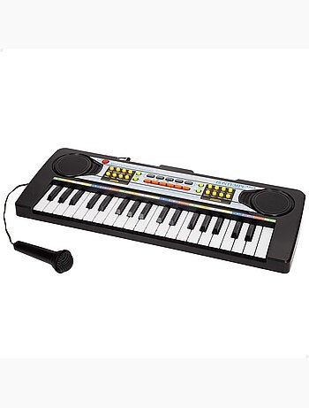 Teclado piano electrónico c/micrófono 37 teclas para niños bontempi