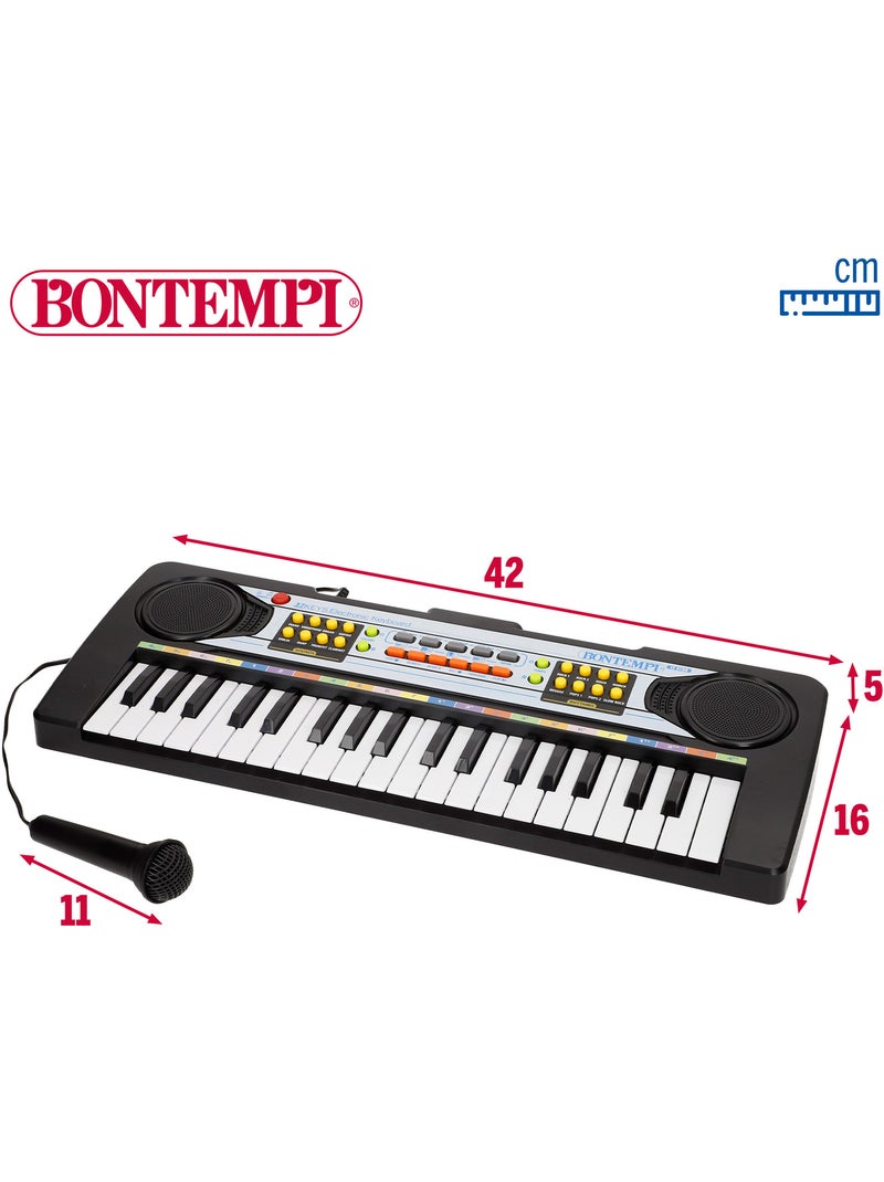 Teclado piano electrónico c/micrófono 37 teclas para niños bontempi N/D - Kiabi