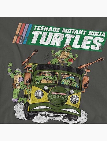 Teenage Mutant Ninja Turtles - Camiseta Furgoneta para Adultos Unisex