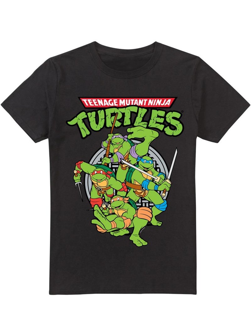 Teenage Mutant Ninja Turtles - Camiseta Grupo para Hombre Negro - Kiabi