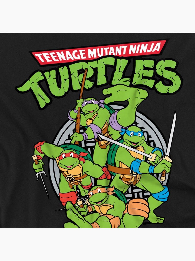 Teenage Mutant Ninja Turtles - Camiseta Grupo para Hombre Negro - Kiabi