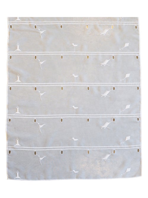 Tejido modular bordado blanco ambiente de verano - Kiabi Tejido modular bordado blanco ambiente de verano - Kiabi