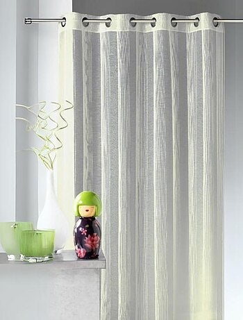 Tejido vaporoso a rayas verticales, tono sobre tono