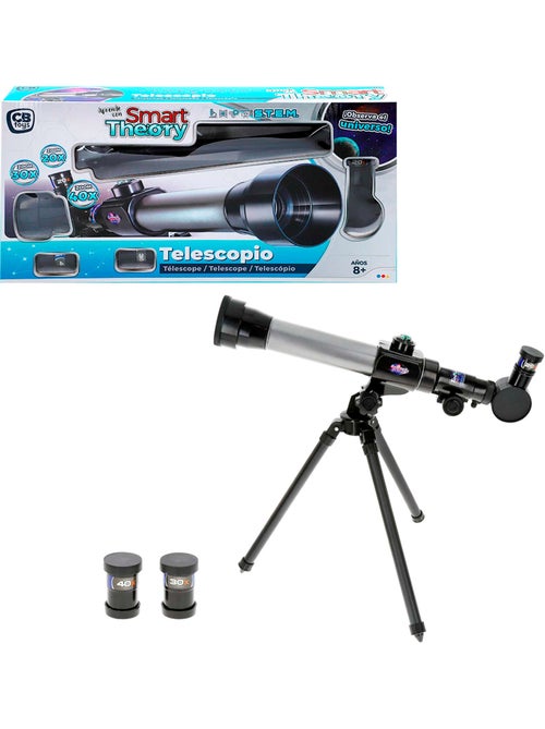 Telescopio de juguete con 3 aumentos smart theory - Kiabi