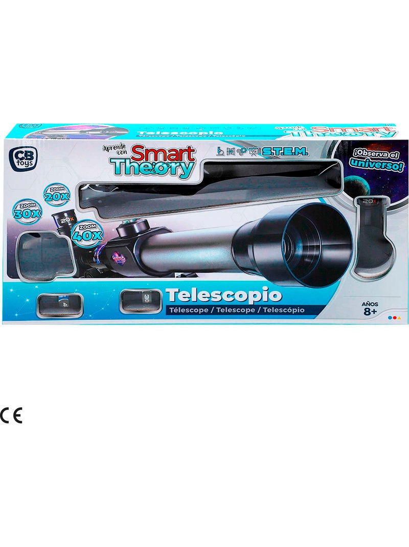 Telescopio de juguete con 3 aumentos smart theory N/D - Kiabi